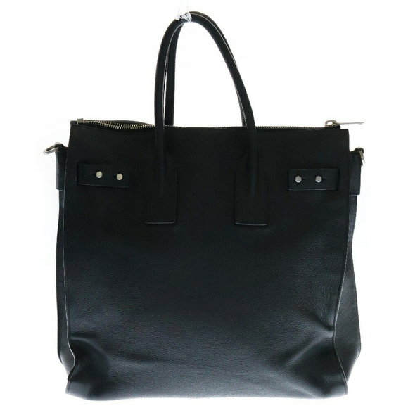 Saint Laurent Bag PARIS Souple Sac Jour Shoulder Black Tote North South - Picture 2 of 6